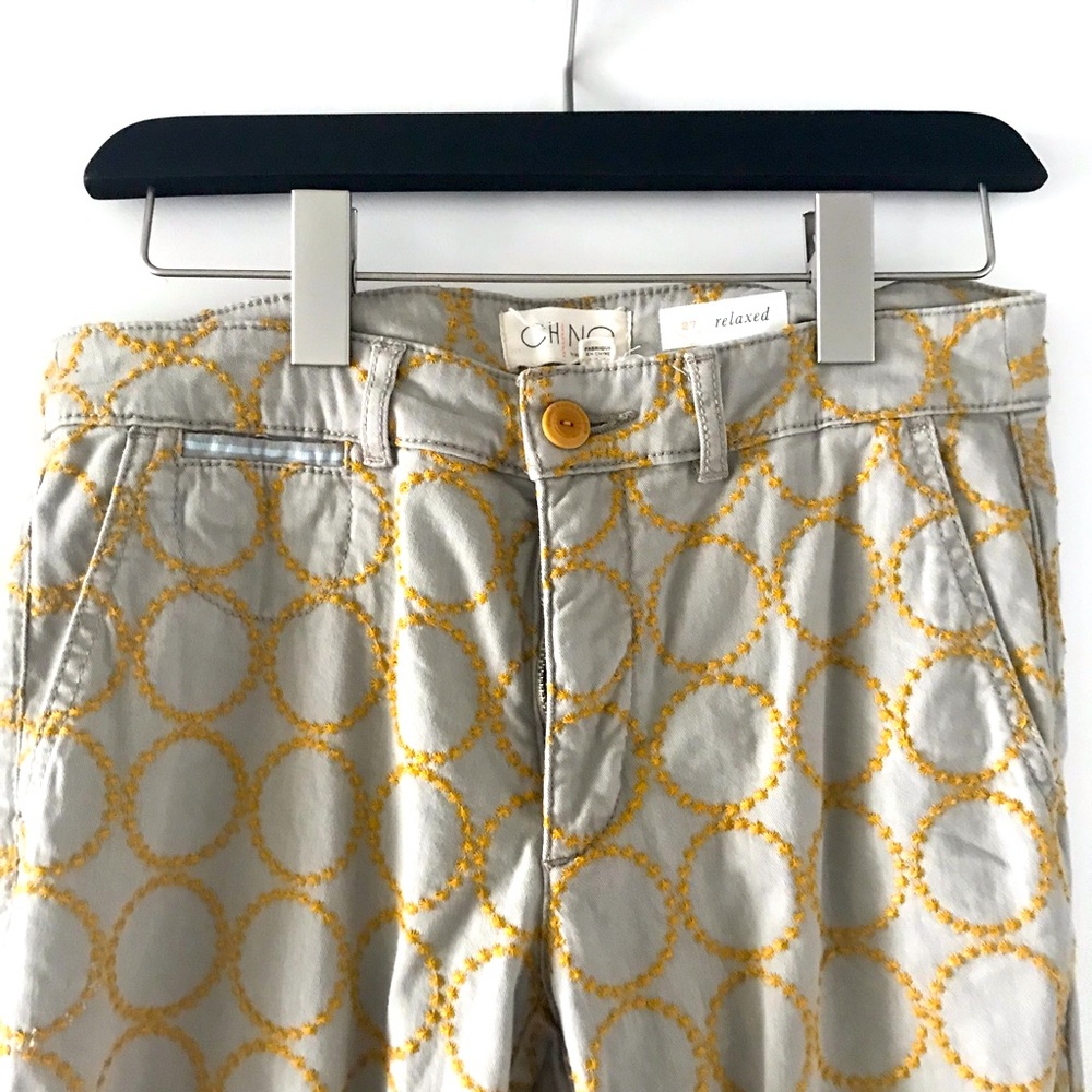 Cute Patterned Chino Pants From Anthropologie! - image 1